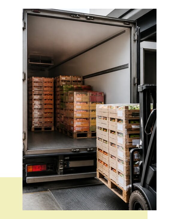Перевозка сельхозпродукции на паллетах с доставкой в Усолье-Сибирское